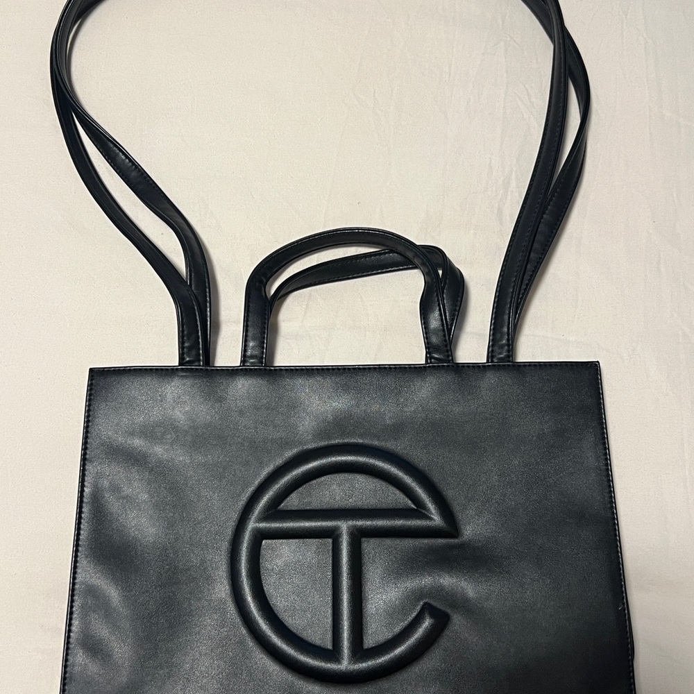 Telfar Medium Shopper in Black - Picture 3 of 7